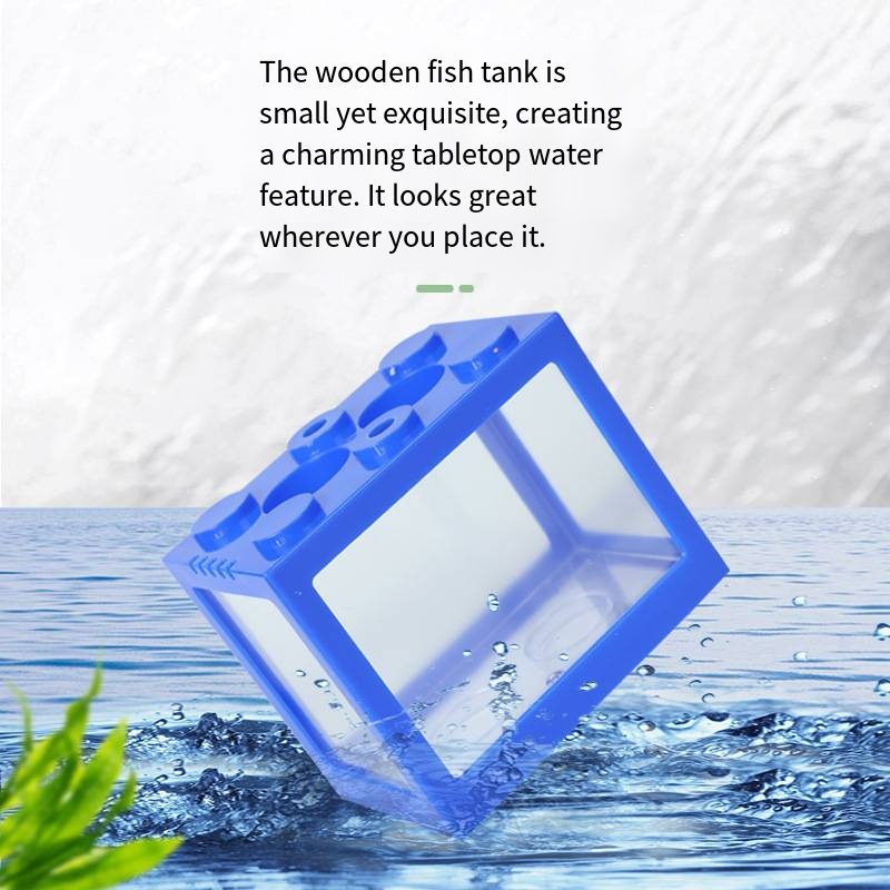 Novelty Block‑Shaped Mini Aqua - огляд і ціна Aquarium Fish In Bowl