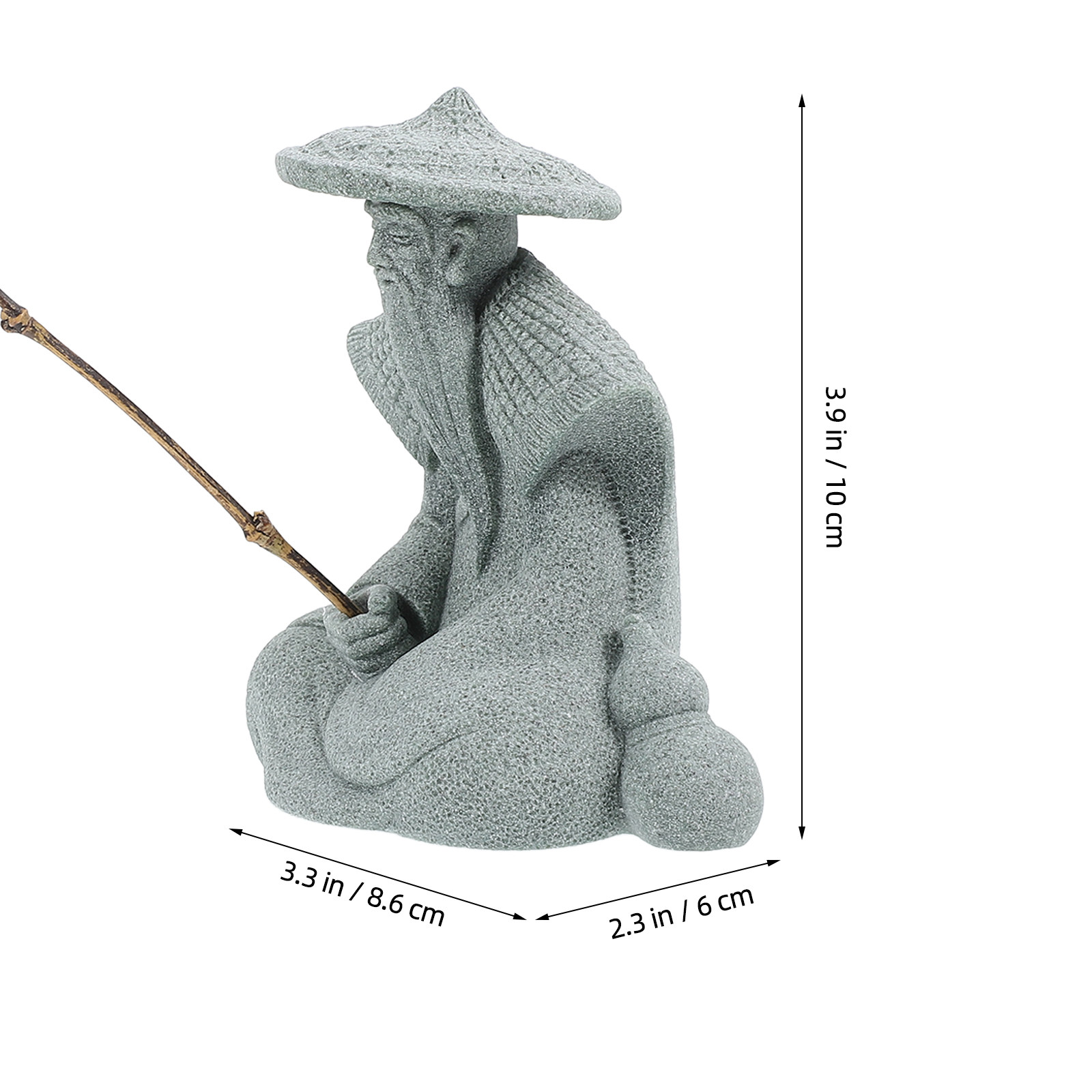 Mini Fisherman Statue Resin Tr - огляд і ціна Aquarium Fish Tank