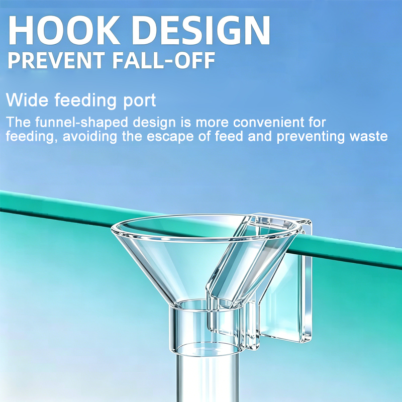 Acrylic Aquarium Fish Feeder T - огляд і ціна Aquarium Fish Holiday Food