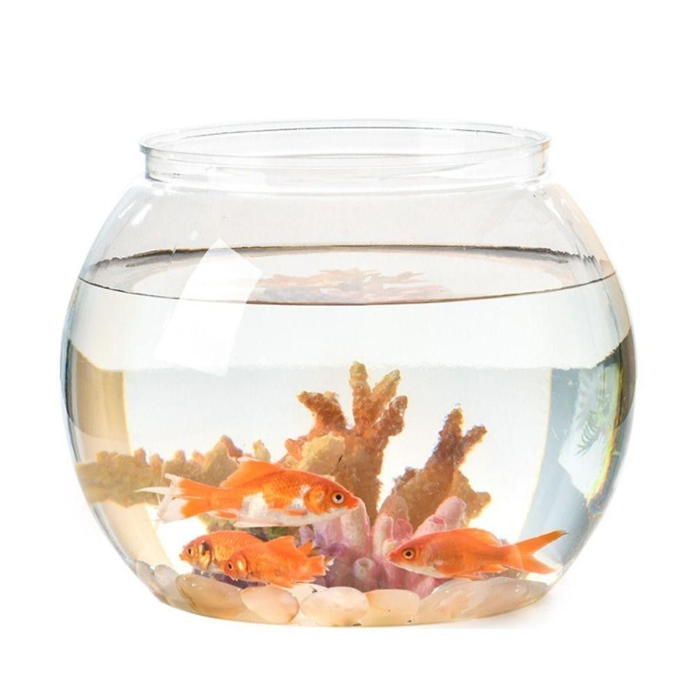 Portable Transparent Fish Tank - огляд і ціна Aquarium Fish In Bowl