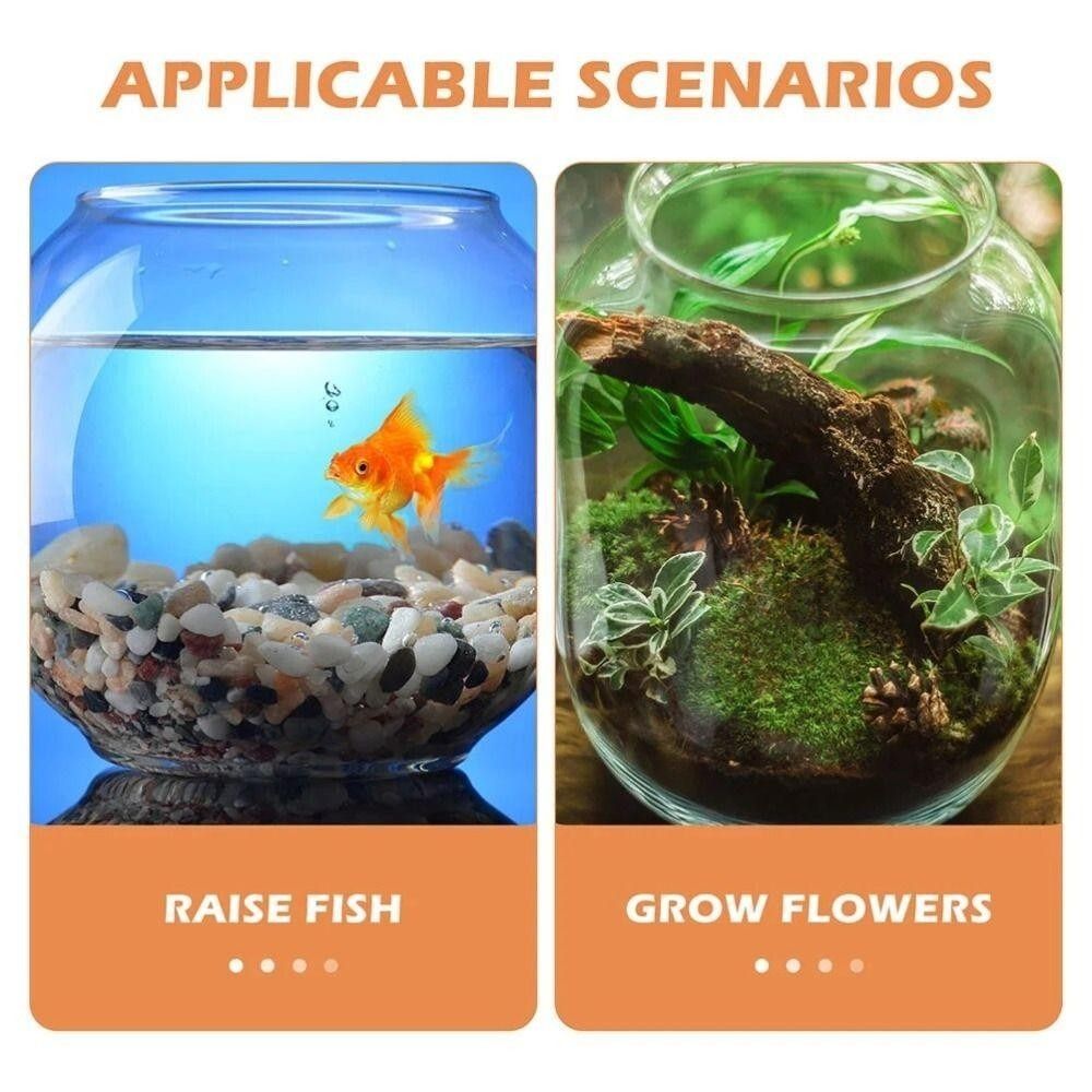 Portable Transparent Fish Tank - огляд і ціна Aquarium Fish In Bowl