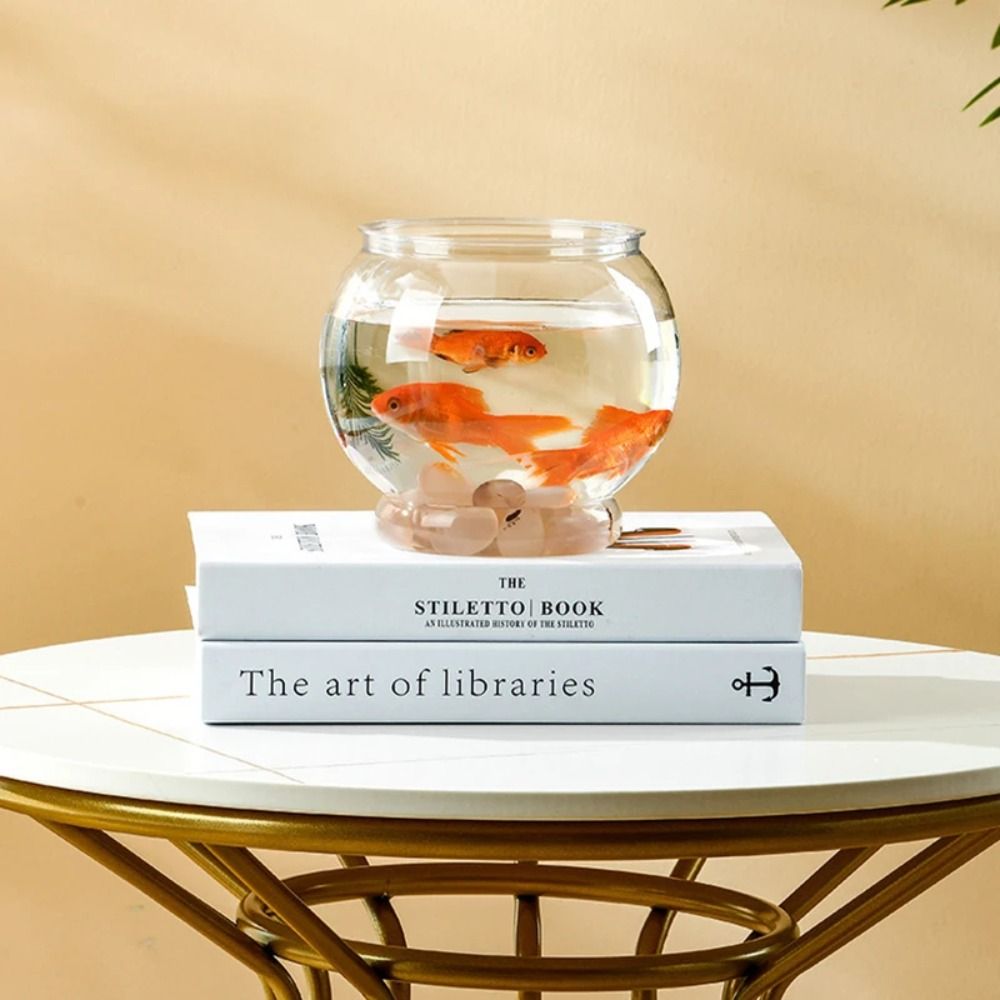 Portable Transparent Fish Tank - огляд і ціна Aquarium Fish In Bowl