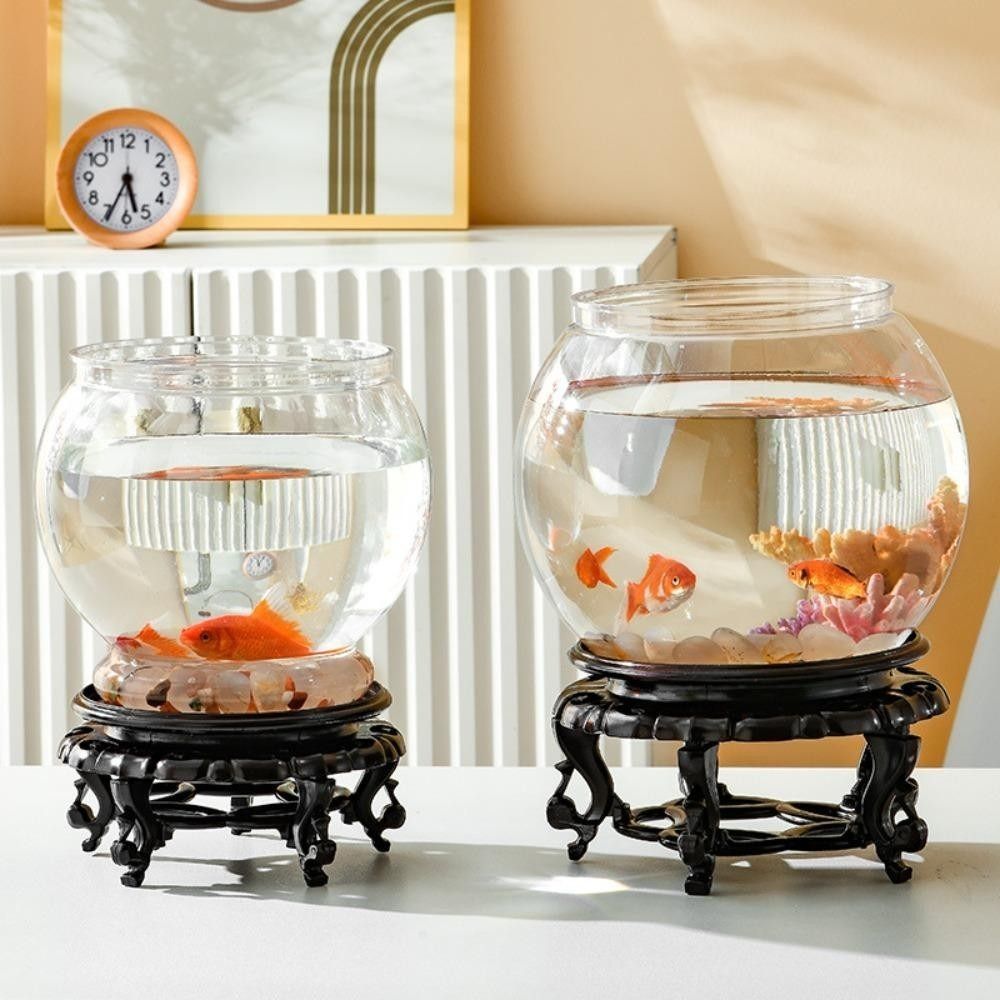 Portable Transparent Fish Tank - огляд і ціна Aquarium Fish In Bowl