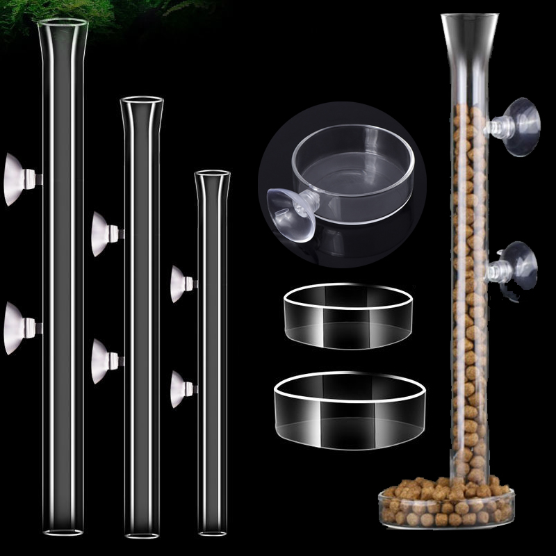 Aquarium Feeding Tube Dish Cle - огляд і ціна Aquarium Fish Holiday Food