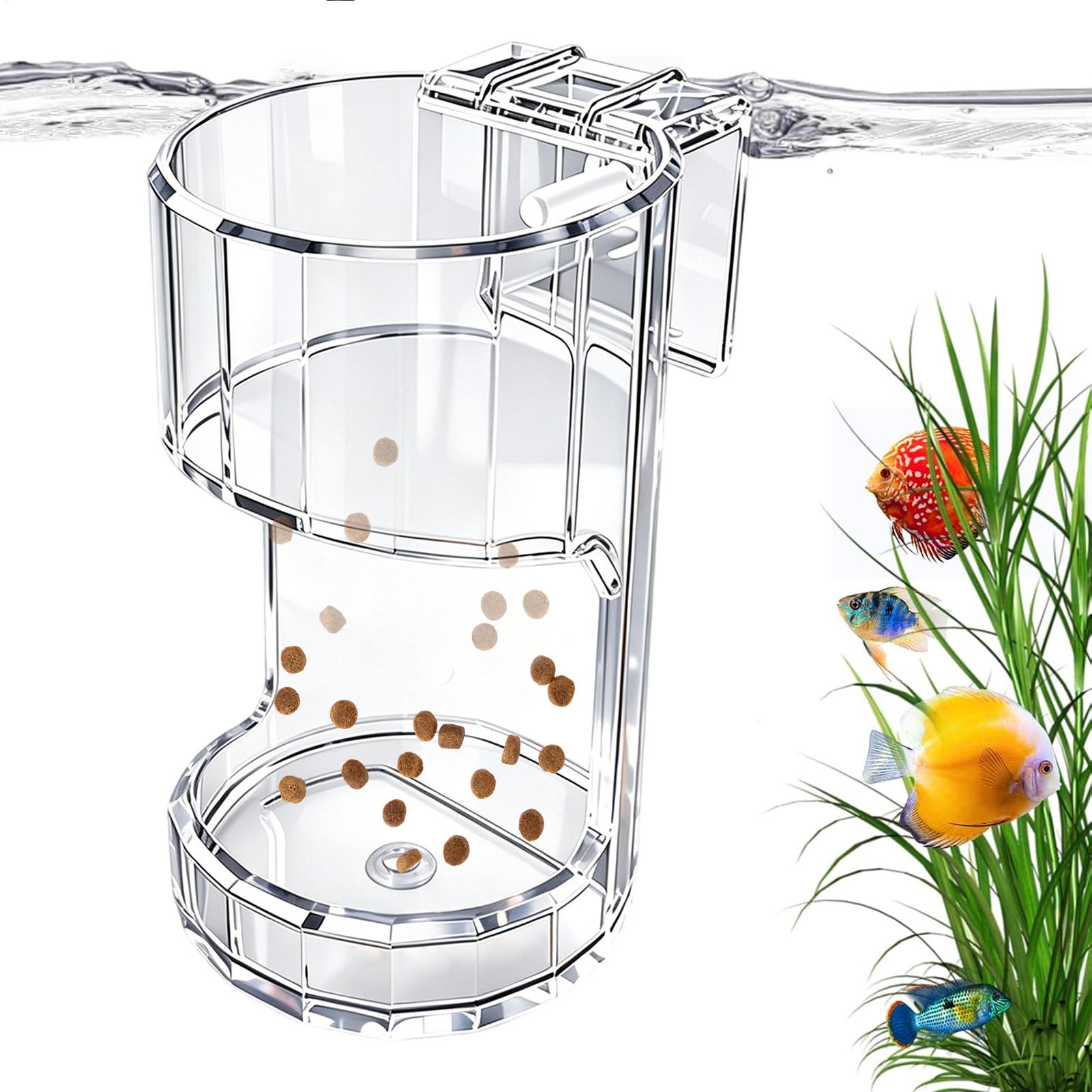 Aquarium Feeding Dish Transpar - огляд і ціна Aquarium Fish Holiday Food