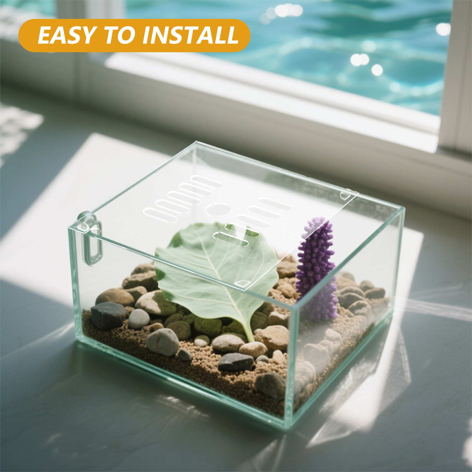 2Pcs Circular Acrylic Aquarium - огляд і ціна Aquarium Fish In Bowl