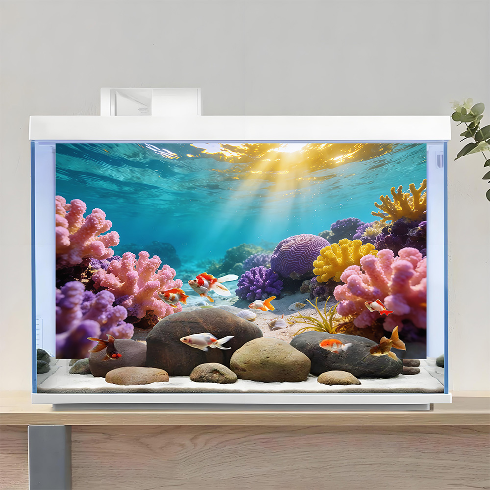 Aquarium Background Sticker, S - огляд і ціна Aquarium Fish Background
