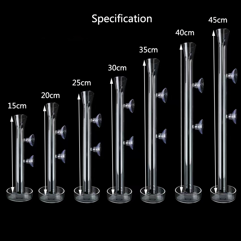 Glass Aquarium Feeder Tube Dis - огляд і ціна Aquarium Fish Holiday Food