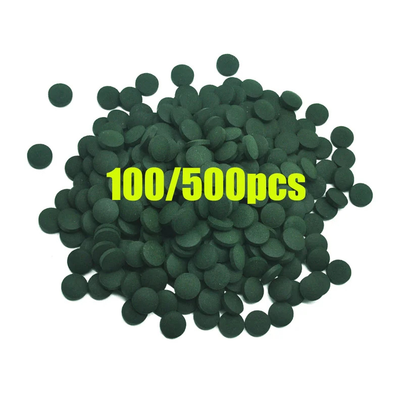50/100/300/500pcs Spirulina Ta - огляд і ціна Aquarium Fish Holiday Food