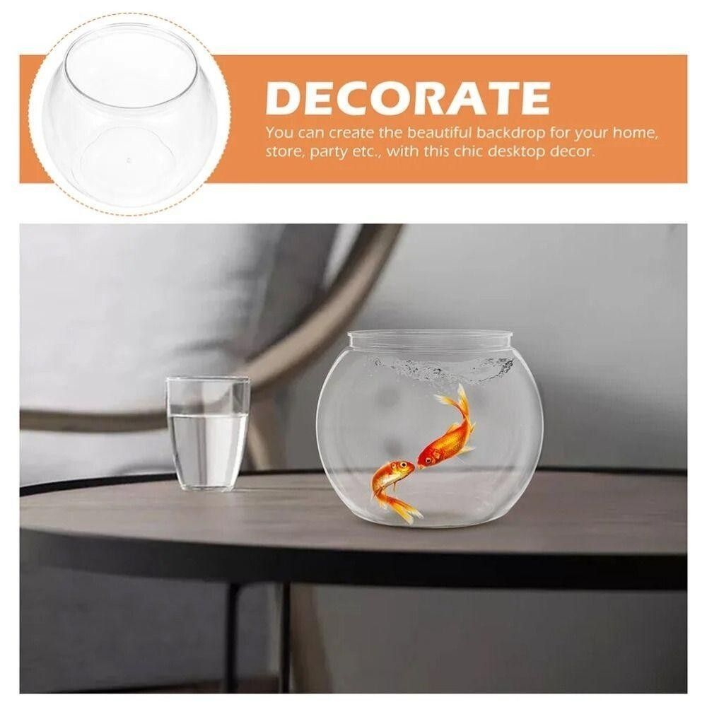 New Transparent Fish Tank Roun - огляд і ціна Aquarium Fish In Bowl