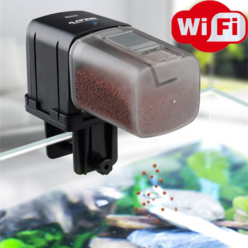 Smart WiFi Fish Feeder Remote  - огляд і ціна Aquarium Fish Holiday Food